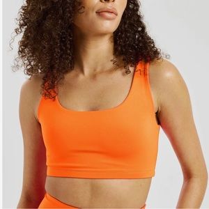 Year of Ours Yos Go To Bra in Tangerine